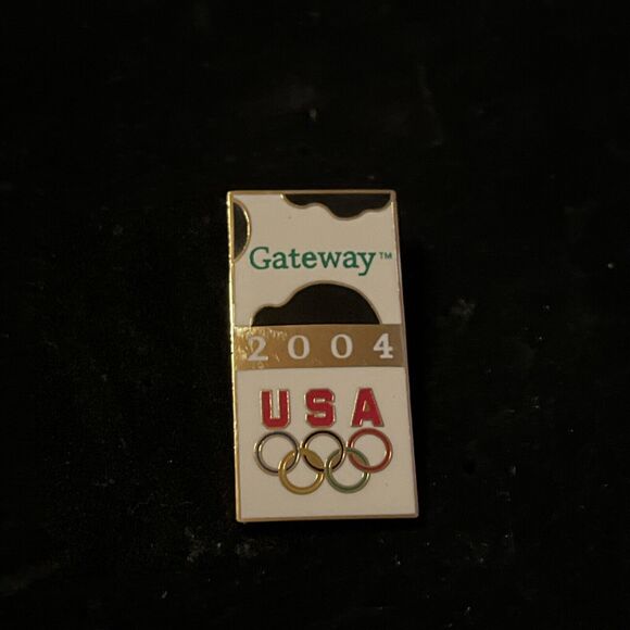 Other - Olympic‎ Summer Games 2004 Team USA Gateway Computers Lapel Hat Pin